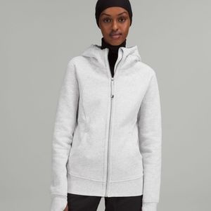 NEW Lululemon scuba full zip hoodie grey heathered